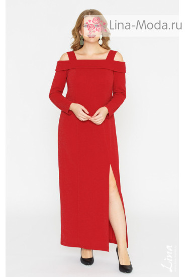Платье "Лина" 52130 (Красный)