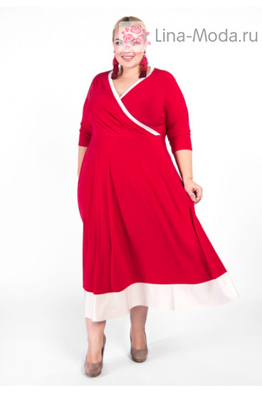 Платье "Артесса" PP03607RED60 (Красный)