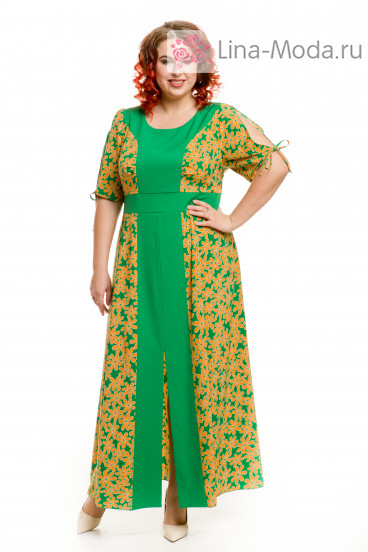 Платье 437 Luxury Plus (Зеленый)