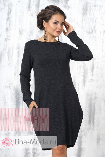 Платье женское 3236 Фемина (Черный)