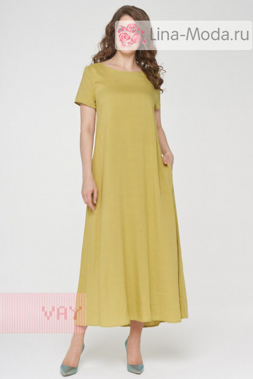 Платье женское 191-3486 Фемина (Цейлонский желтый)
