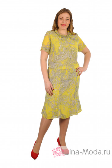 Платье "Астры" Intikoma (Желтый)