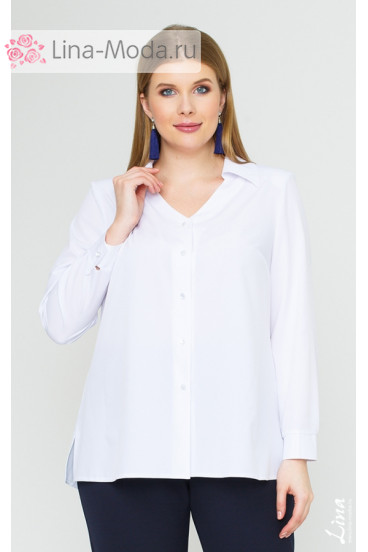 Блуза "Лина" 4141 (Белый)