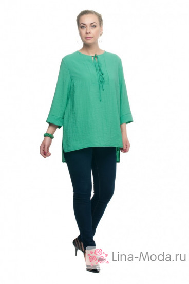 Блуза "Олси" 1610005/8 ОЛСИ (Зеленый)