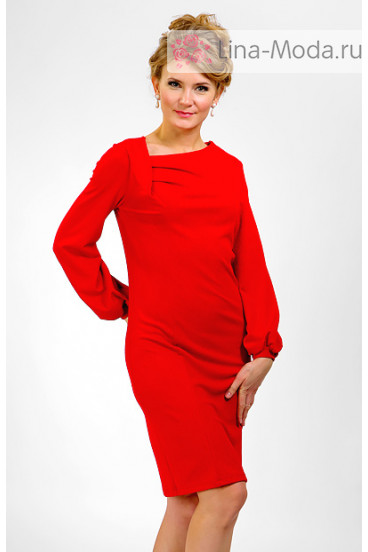 Платье "СКС" 1502 (Красный)