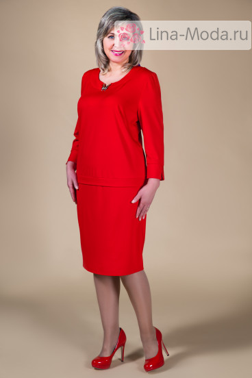 Платье "Роксана" Милада (Красный)