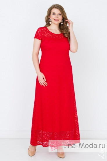 Платье "Виолетта-2" Лина (Красный)