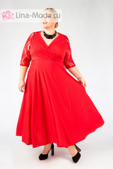 Платье "Артесса" PP03714RED25 (Красный)