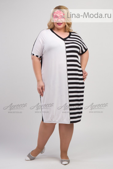 Платье "Артесса" PP22403WHT01 (Черный)