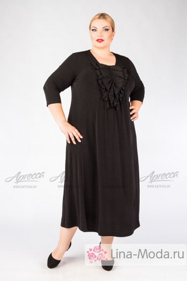 Платье "Артесса" PP23707BLK00 (Черный)