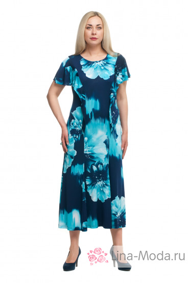 Платье "Олси" 1705049/2 ОЛСИ (Голубой)