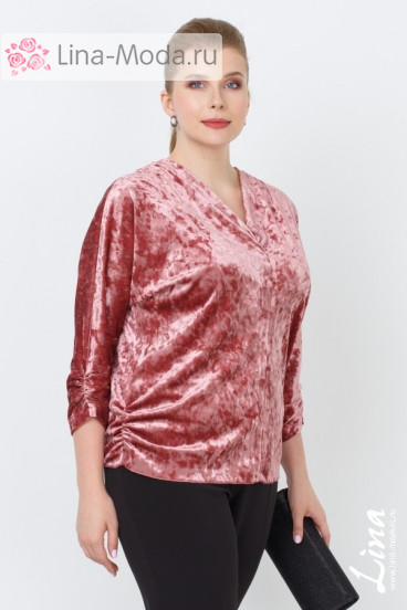 Блуза "Азалия" Лина (Пудровый)