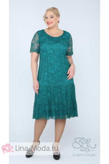 Платье "Лизетта" Zar Style (Зеленый)