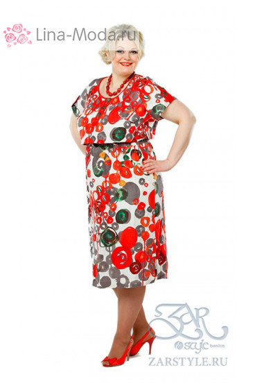 Платье "Блиф" Zar Style (Красный)