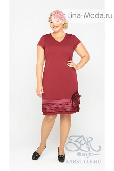 Платье "Ринальди" Zar Style (Бордо)