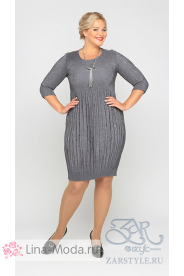 Платье "Фонда" Zar Style (Серый)