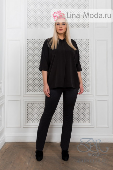 Блуза "Антея" Zar Style (Черный)
