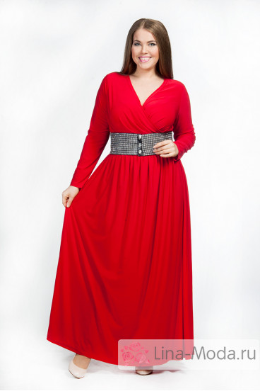 Платье "Фортуна" Грация Стиля (Красный)