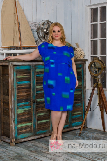 Платье "Селена" Zar Style (Синий)