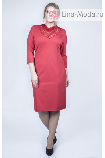 Платье "Тея гипюр" Sparada (Красный)