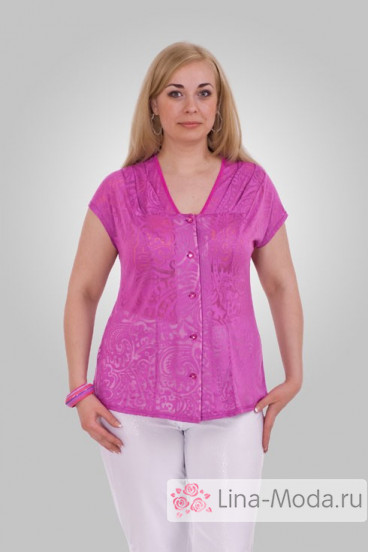 Блуза "Олси" 1310008.4 ОЛСИ (Фуксия)