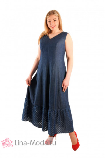 Платье "Агнесс" Intikoma (Тёмно-синий)